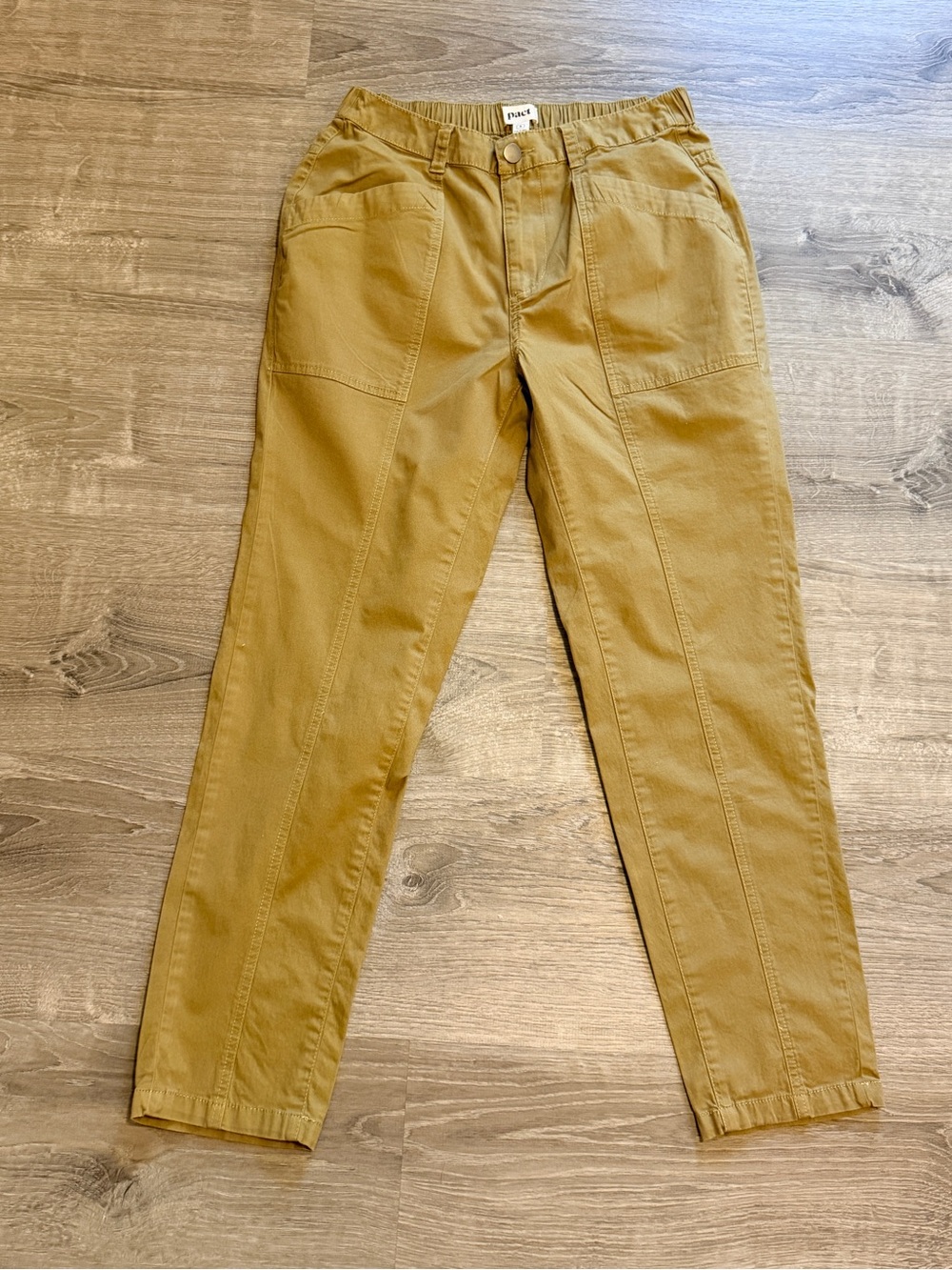 Pact Women's 97%Organic Cotton Chino Pants Size S